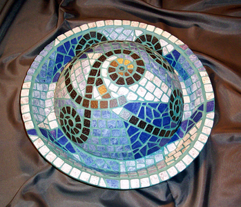 Mosaik-Brunnen: Mosaik : Zimmerbrunnen