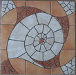 $page.level.title: Mosaikkunst: Ammonit-Rosone