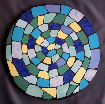Teilnehmer-Mosaike: Mosaik-Tischplatte
